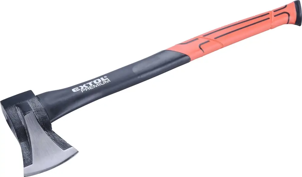 Ingyenes szállítás Extol hasító fejsze, ékes, TPR gumis markolat, üvegszálas nyél 1000g, 600mm